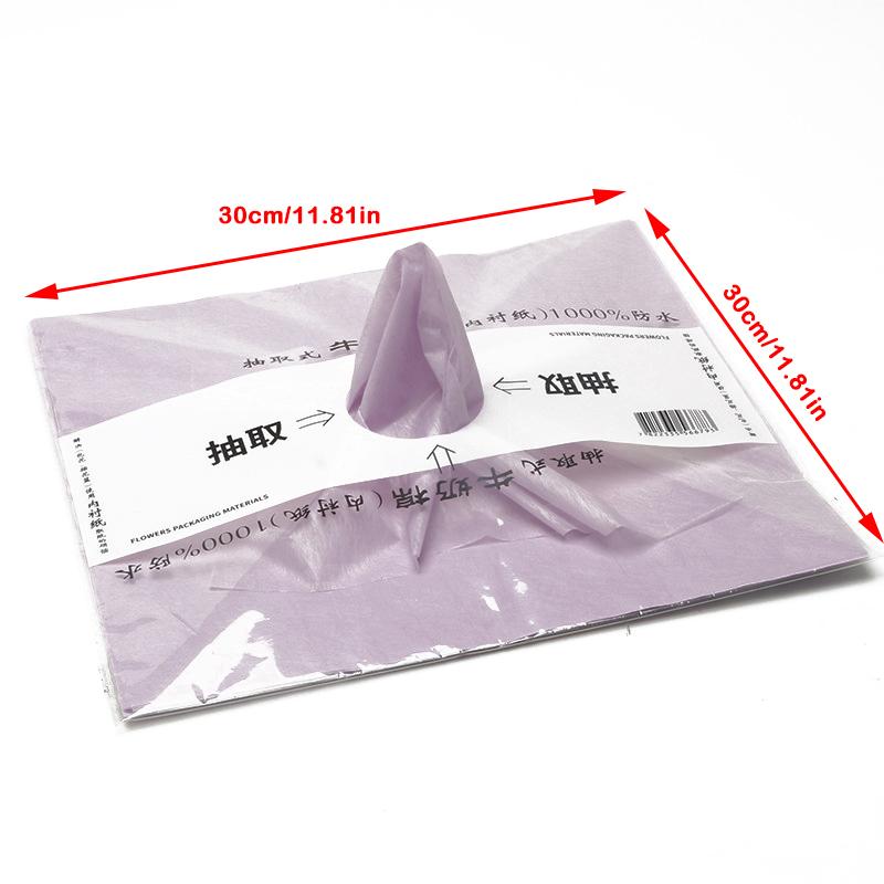 Flower Packaging Paper Translucent Milk Cotton Lining Paper For Florist Wrapping Bouquet Wedding Soft Colorful Decorative Paper