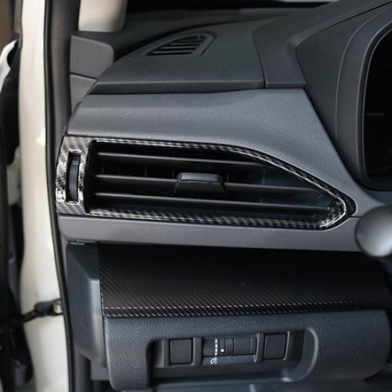 Carbon Fiber Front Side Air Vent Outlet Cover Trim For Subaru Crosstrek 2023 24