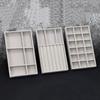 Velvet Jewelry Box Tray Storage Jewellery Holder For Ring Earrings Necklace Bracelet Display Box For Jewelry Classification Box