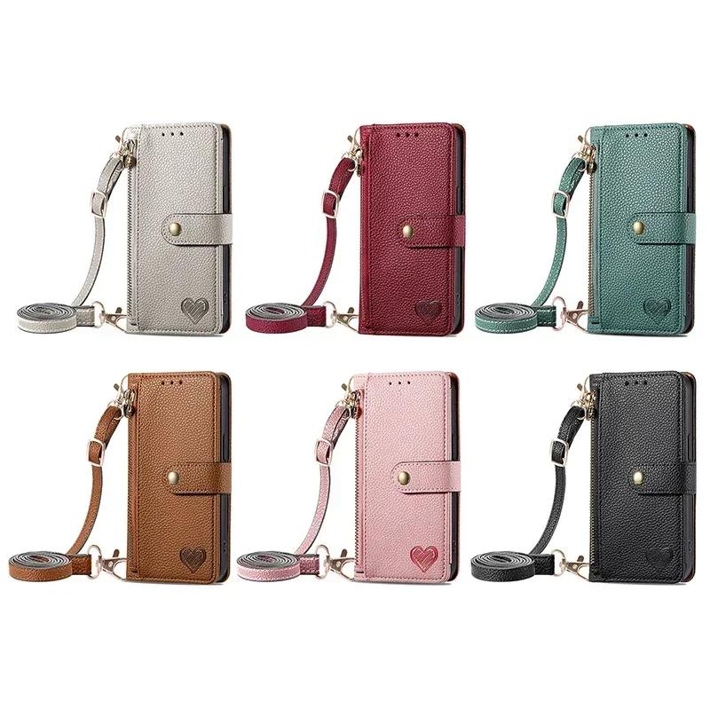 Leather Wallet Case For Samsung Galaxy A14 A24 A34 A54 A13 A23 A33 A53 A12 A22 A32 A52 A72 Coin Purse Cards Solt Holder Cover