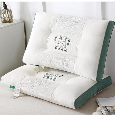 60s Long-staple Cotton Cassia Pillow Adult Household Pure Cotton Buckwheat 48*74 Neck Pillow