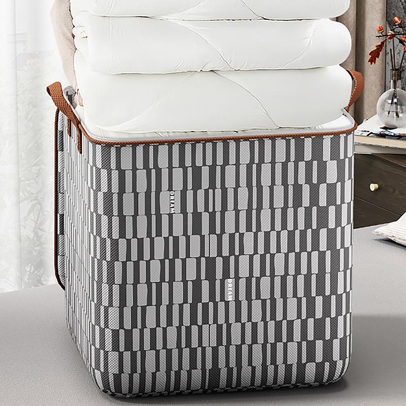 Large Capacity Storage Bag Foldable Waterproof Material Pouch Organizer Moving Luggage Bag Used To Store Daily Necessities