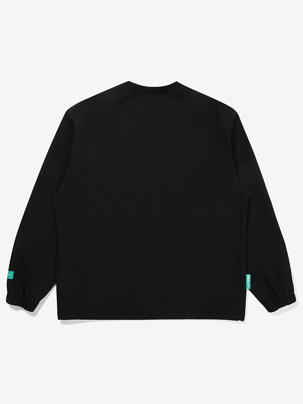 BBC EARTH Ripstop Woven Sweatshirt_Black