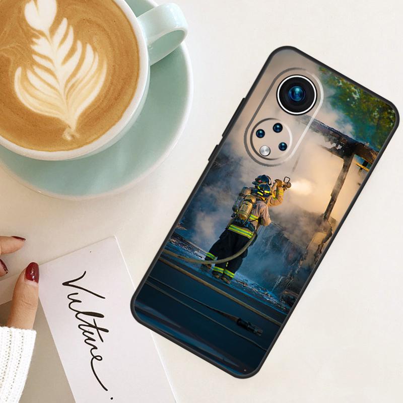 Firefighter Heroes For Honor Magic 7 Lite 6 8 Pro Case For Honor 400 200 50 70 90 X8c X8b X9a X9b X9c X9d Win RT