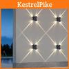 Modern Aluminum Wall Lamp With Waterproof Led Light For Outdoor Porch And Pathway Illumination