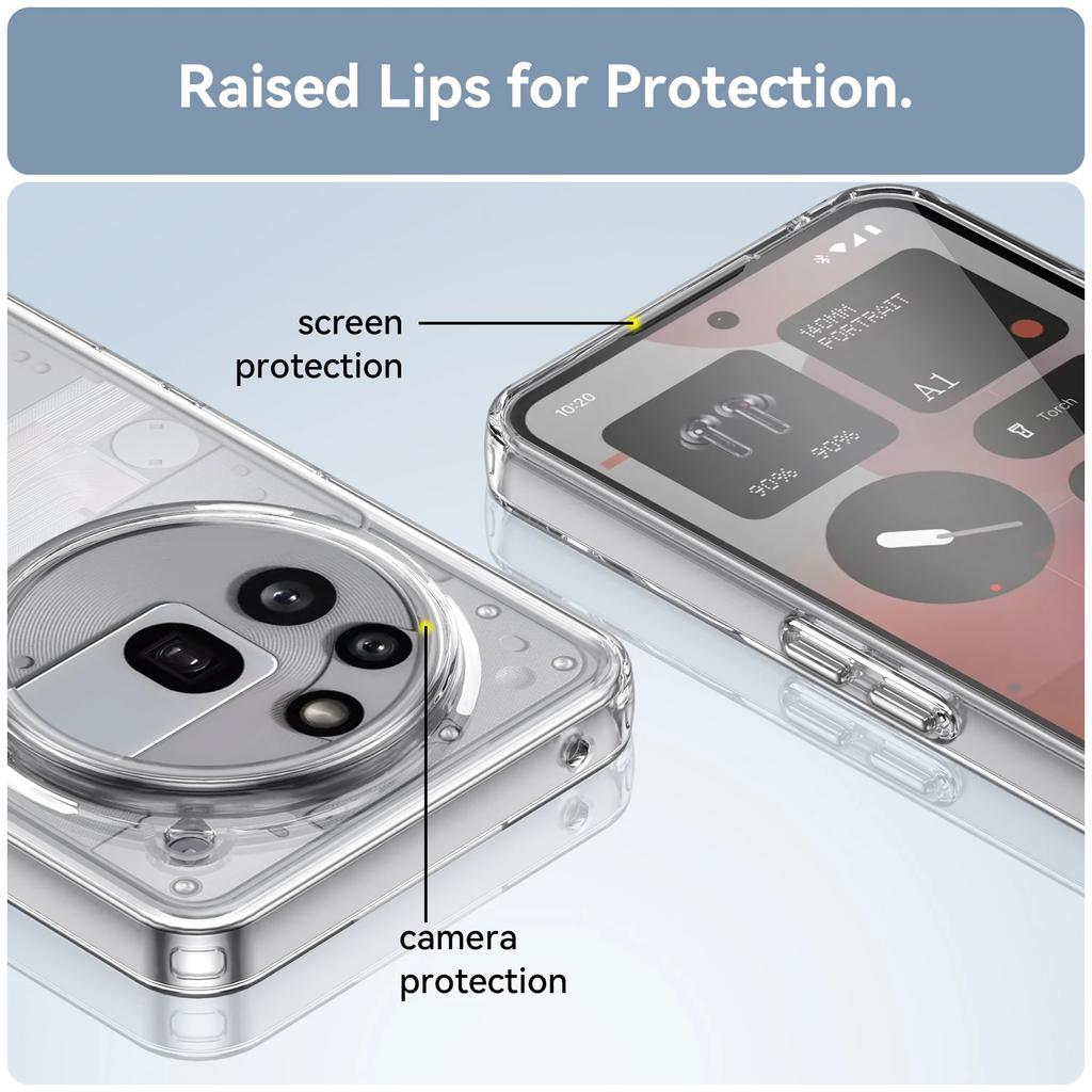 New Transparent Colorful TPU Case for Nothing Phone 3a Pro Protective Cover Clear Coque Shell Fundas