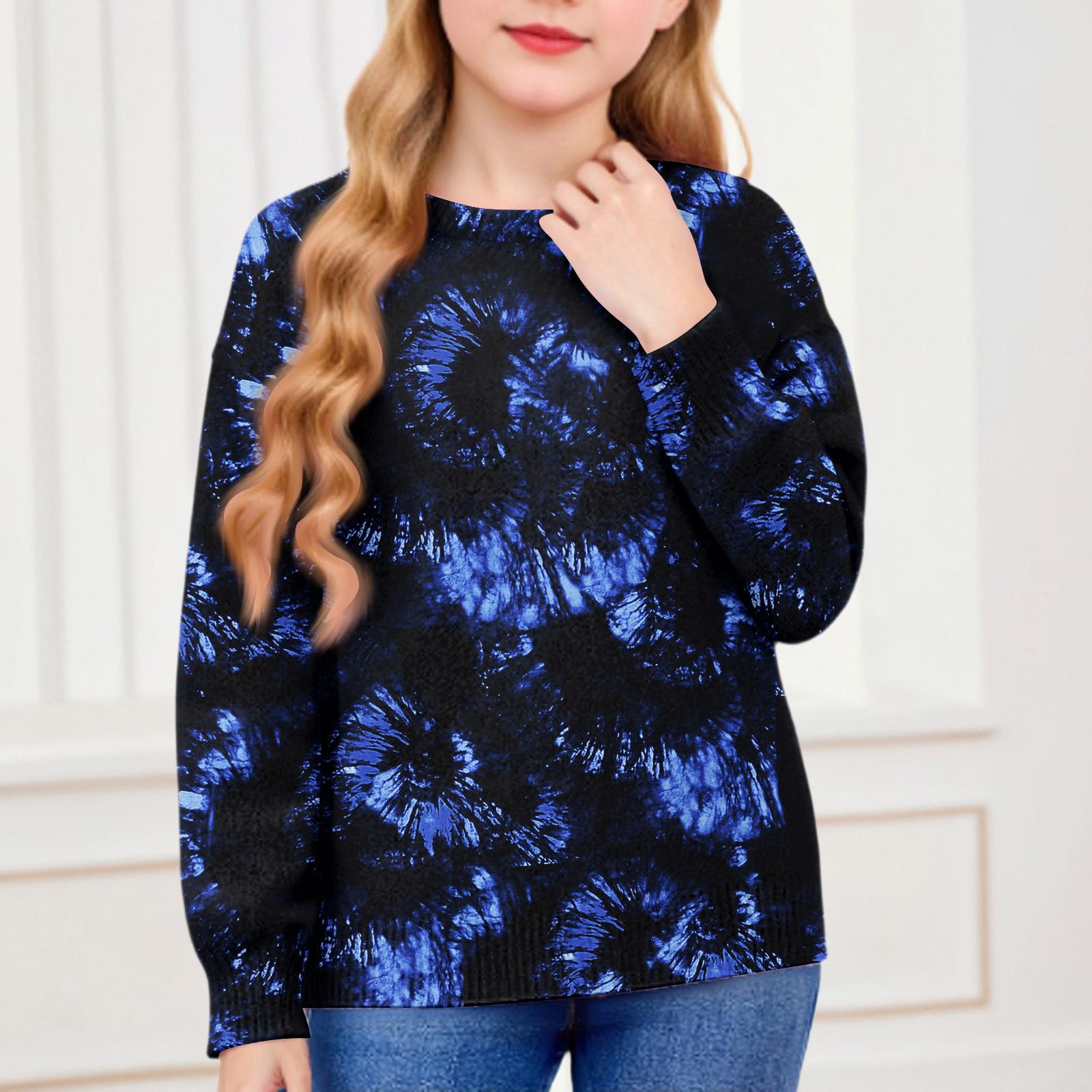 

Толстовки на Хэллоуин для детей, мальчиков и девочек, вязаный свитер, милая рубашка, осенние пуловеры с круглым вырезом 100