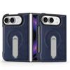 IPhone 18 Duo Leather Case With 360 Rotating Stand Foldable Business Flip Cover Men Women Office Travel