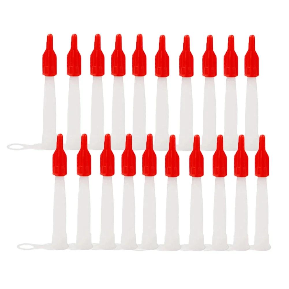 

Complete Set of 20 Silicone Caulk Nozzles with Airtight Red Screw Tops Perfectly Designed for Long Term Use Without Hardening China Mainland