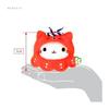 Sanei Boeki Local Dango Octopus General Cat Dango (Osaka) W7.5 x D7 x H7cm Stuffed Toy