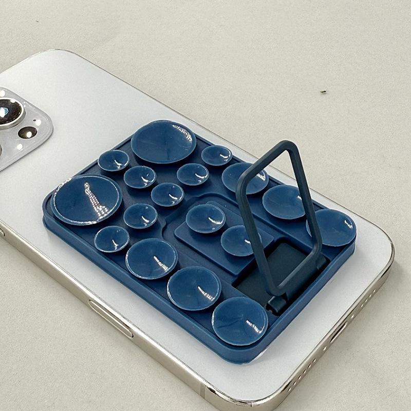Multi-Functional Silicone Folding Suction Cup Phone Stand & Anti-Slip Back Sticker