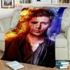 Supernatural Serie 3D Decke, Flanell Überwurfdecke für Zuhause Schlafzimmer Bett Sofa Wohnzimmer Picknick Büro Wandern Freizeit Nickerchen Geschenk