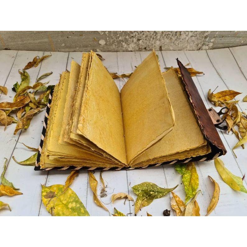 Hocus Pocus Book of Spells Book of Shadows Leather Journal Blank Book, Wiccan Pagan, Winifred Sanderson, Hocus Pocus Gifts, Gift for Him Her