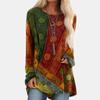 JPNTKY Women's Fashion Casual O-Neck Long Sleeve Blouses & Shirts