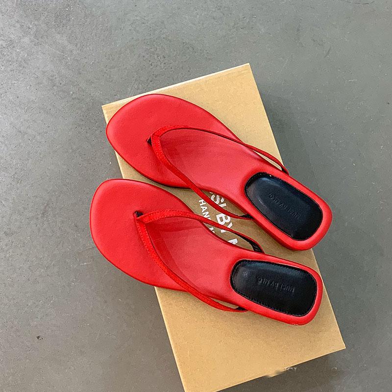 Fashion Fashion Round Toe Ladies Wedges Slippers Shoes Footwear Low Heel Women Slippers Wedges Shoes Female Slides Sandals Flip flops