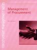 Kniha Management of Procurement