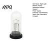 Indoor Halloween Display Ornament Decorations 3 Mini Light Up Ghost in Cloche Night with LED Lamp for Party Warm Lights Cute Spooky Decor