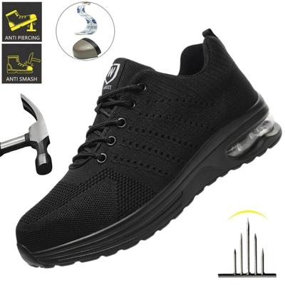 Sicherheitsschuhe für Männer und Frauen, Atmungsaktive Arbeits-Sportschuhe, Stahlkappenschuhe, Arbeitsschutzschuhe für die Schwerindustrie