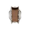 Coach Dempsey 22 Klassische Abnehmbare Schultergurt Leder Tragetasche Einkaufstasche Crossbody Handtasche Klein Damen Tote Weiß C5268-IMCHK