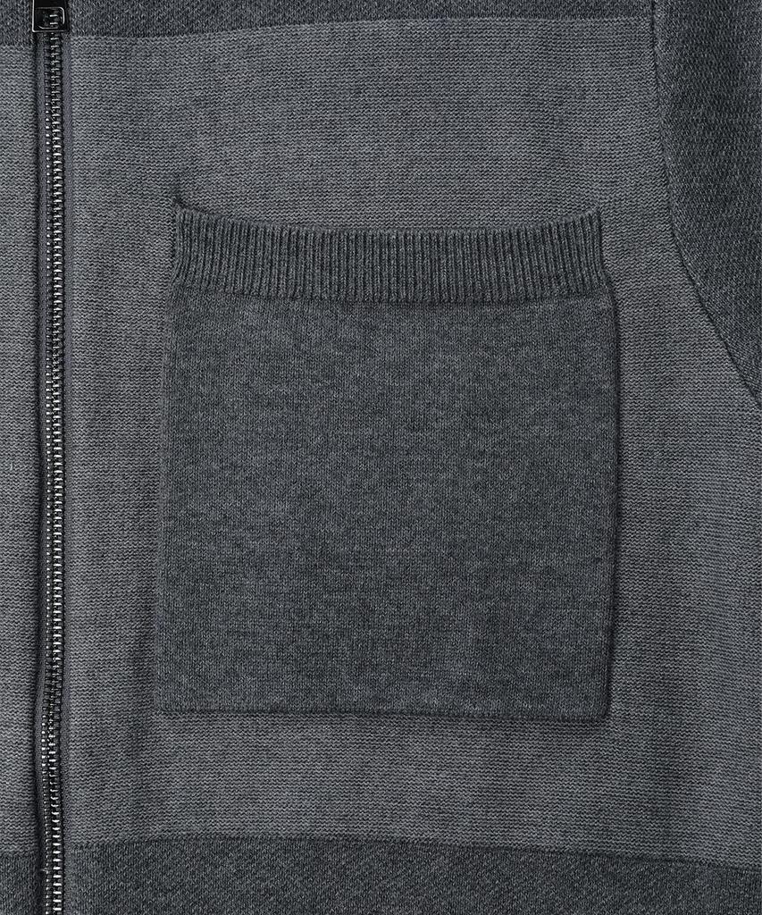 Panicale Cotton Zip-Up Knit Cardigan 4 Colors