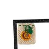 Bolsa de Ombro Girassol Tricotada Bolsa de Tricô com Cordão Tecida à Mão Bolsa Tricotada à Mão Crianças