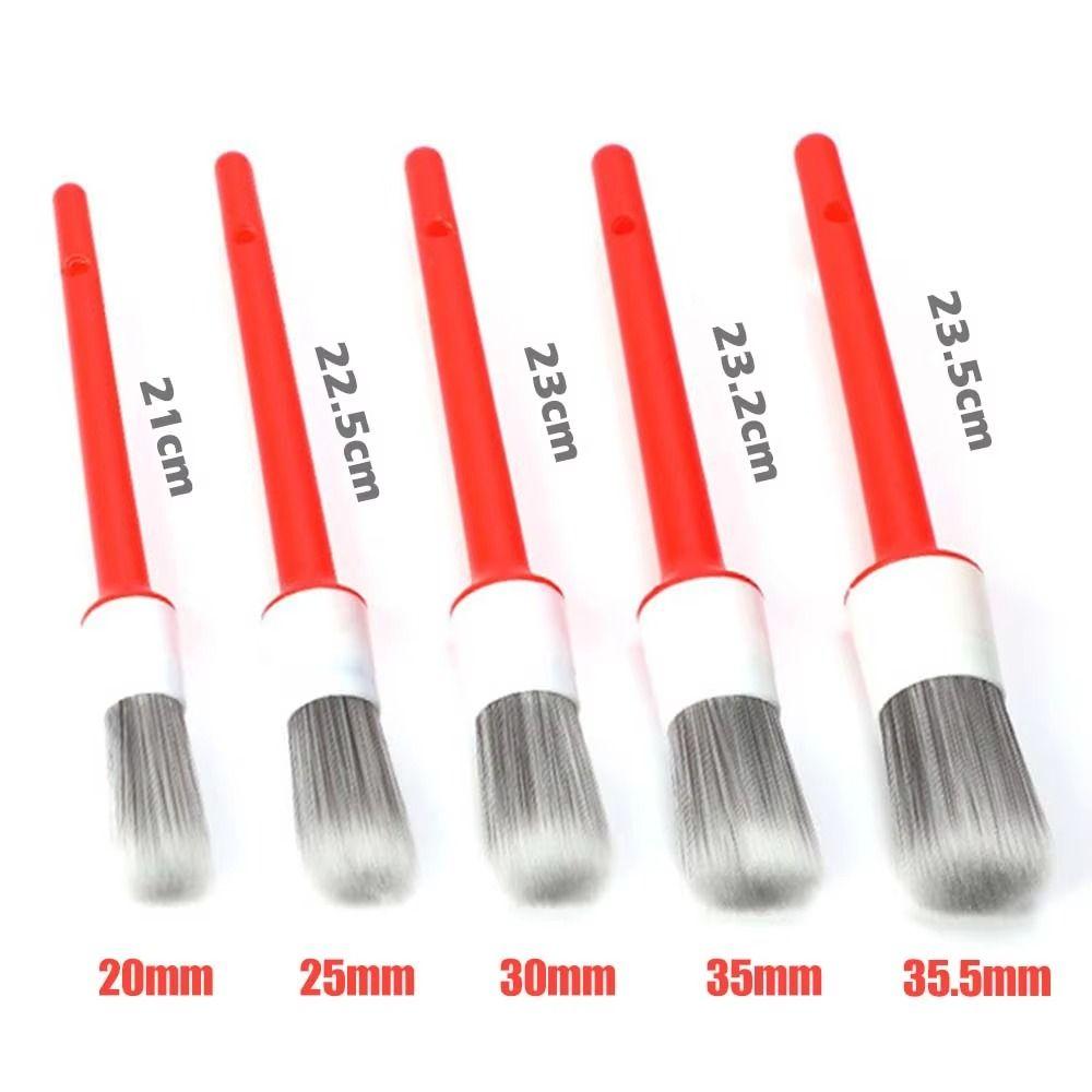 5Pcs XS-XL Car Cleaning Brush Washing Automotive Brushes Kit Auto Detail Tools  Exterior Interior