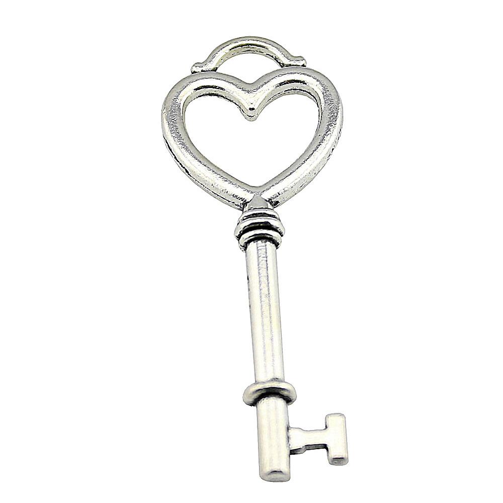 Key Charms Multi Color Alloy Key Tools Pendants For Gothic Themed Jewelry