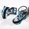 Kids Winter Boots Fashion Convenient Outdoor Thick Sole with Plush Insulation  Boy's Snow Boots High Top Cotton Shoes