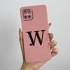 For Samsung Galaxy Note10 Lite Case SM-N770F 6.7'' Cute Initial Letters Cover Soft TPU Phone Case For Samsung Note 10 Lite Bags