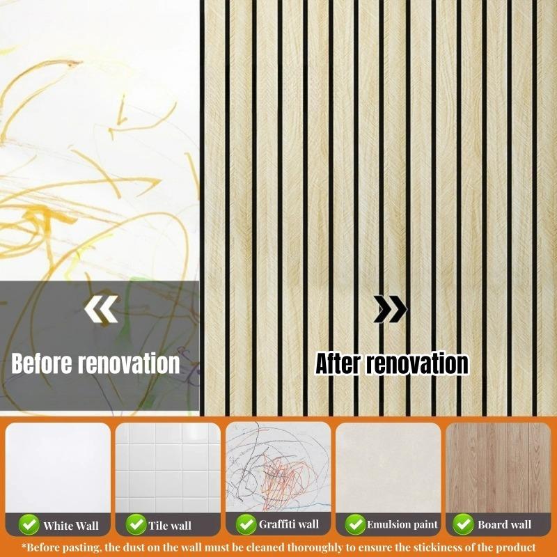 Naklejki ścienne z siatki piankowej Dekoracja tła ściany Tapety Grube XPE Słoje drewna Odrywaj i przyklejaj Tapeta Remont domu