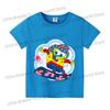 SpongeBobs Cartoon Tshirt for Children Cotton Soft Tee Boys Girls Tops Colorful Clothing Anime Printed Clothes Birthday Gift