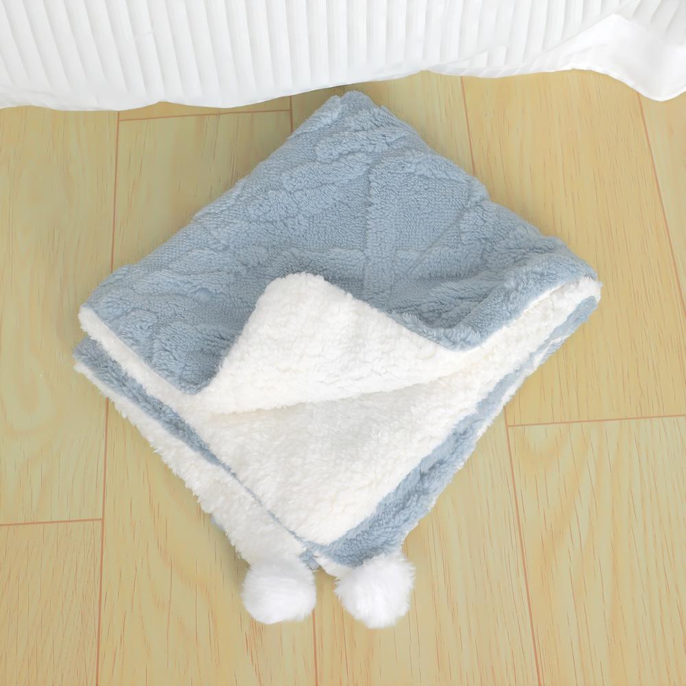 Pet Blanket Dog Fluffy Towel Blanket Fleece Sleeping Cover Towel Cushion For Dog Cats Mat Bed Blanket For Beds Winter Warm