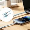 Flexible Rotation Double Ended Type C Charging Wire 66WPD Highly Power Delivery Braided For Electronics