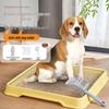 Stainless Steel Large Dog Toilet with Anti-Stomp Mesh for All Dog Sizes