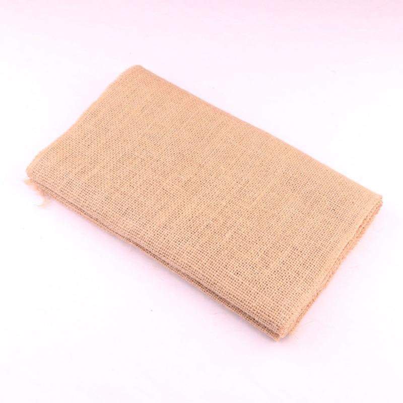 Hot! 30X275CM Vintage Lace Jute Table Runner Burlap Party Supplies Wedding Festival Decoration Chair