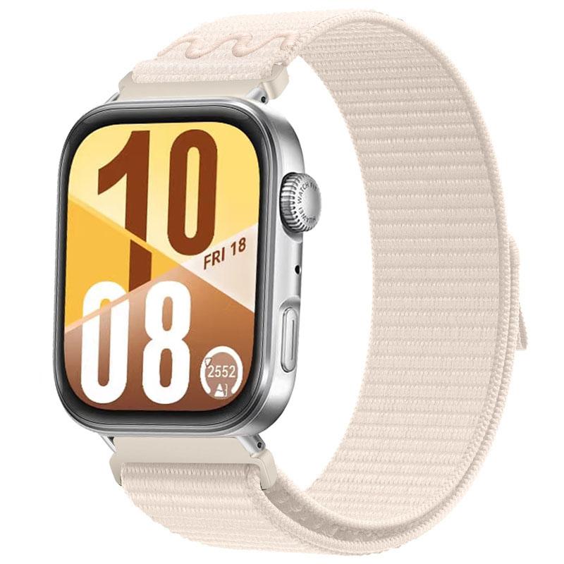 Needlework Nylon Loop Strap for Huawei Watch Fit 5/4 Pro Sports Bracelet Wristband for Huawei Watch Fit 5/4/3 Replaceable Belt