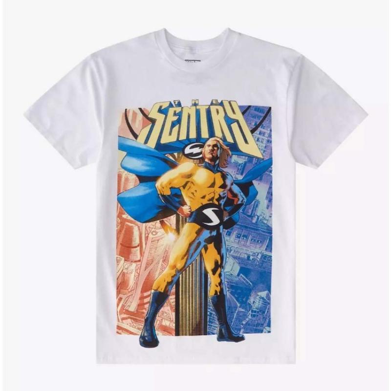 

Marvel Genuine New Marvel Thunderbolt Sentry Comic Print Unisexs and Womens Short Sleeve Plus Size Casual TShirts M