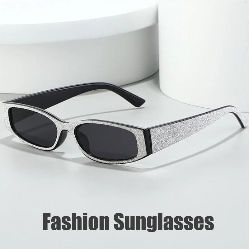 Punk Retro Cat-Eye Small-Frame Sunglasses Hip-Hop Street Style Y2K Unique Trendy Outdoor UV400 Sun Glasses Classic Driving Shade