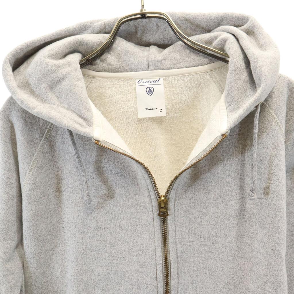 ORCIVAL made in Japan Long sleeve Zip hoodie 2 Gray Women Used