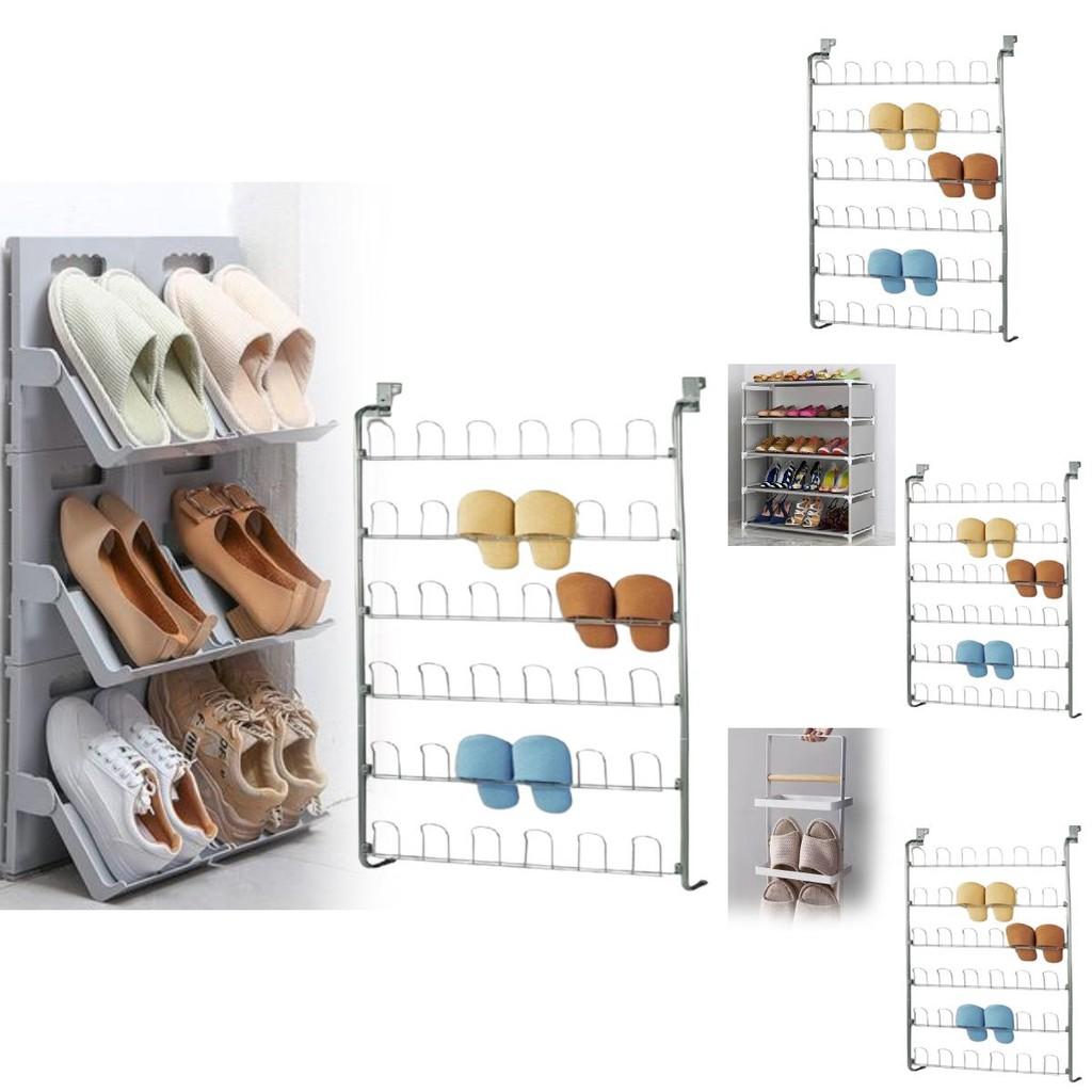 Multilayer Metal Shoe Cabinet For Indoor Storage And Space Optimization In Living Spaces