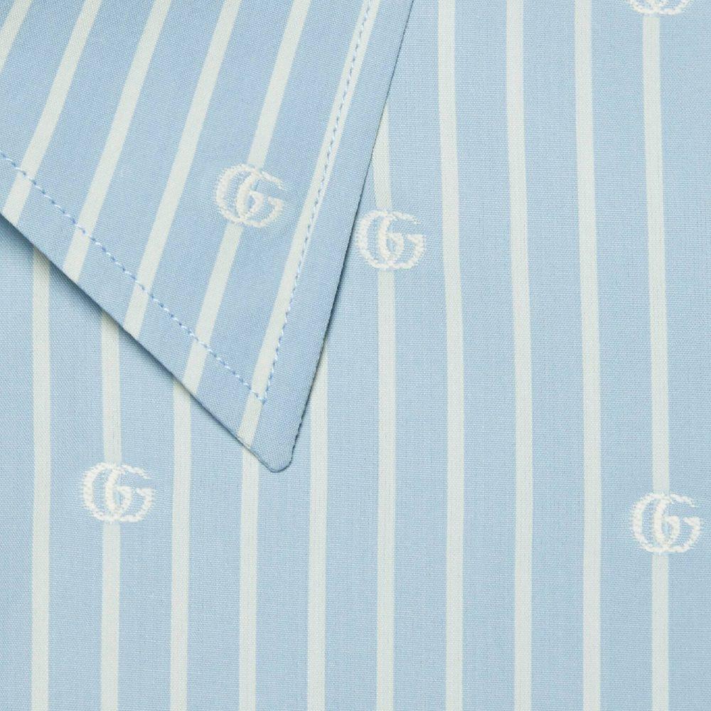 Previous Season GG-jacquard Striped Shirt 625888-ZAFXS-4421