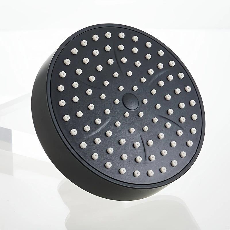 1 Piece of Bathroom Facilities 4 Inch Black Faucet Replacement Exquisite and Compact Shower Head Decoration