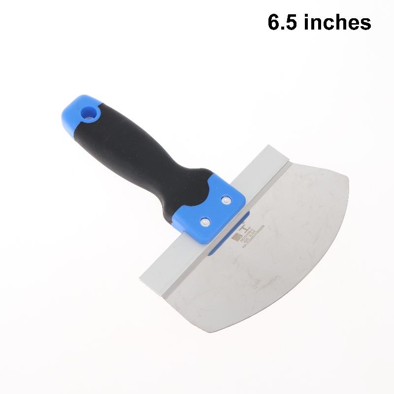 Stainless Steel Paint Scraper 4 Inch Heavy Duty Putty Knife with Handle for Wallpaper Removal and Crack Filling Repair A