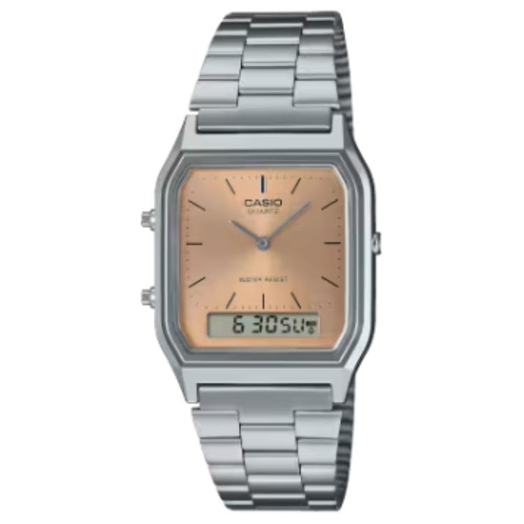 CASIO Women s Coffee Watch AQ-230A-4AMQYJF Coffee Watch Dial