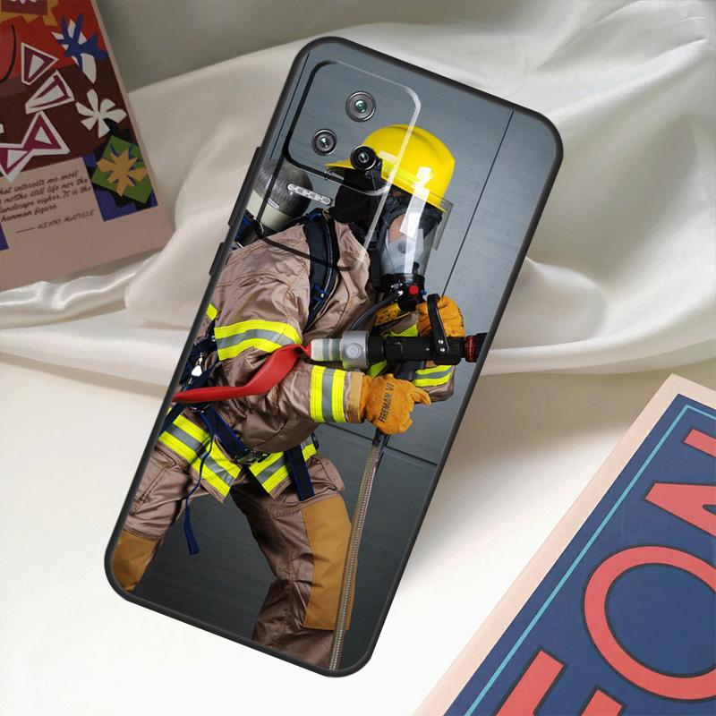 

Чехол Firefighter Heroes Fireman для POCO X6 Pro X3 X5 F3 F5 M5s M6 Pro Xiaomi 14 Ultra 11T 12T 13T Pro 12 13 Lite POCO F3