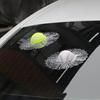 3D Baseball Football Hits Car Tennis Ball Car Body Stickers Auto Window Decals