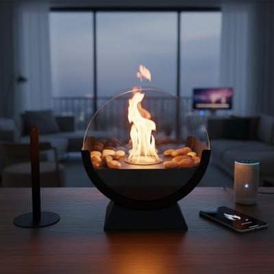 Moderne brennende Kamine Energieeffizientes Heizgerät Alkohol Kamine Heizung Heim-Schreibtischdekoration