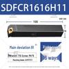 91° Merkezi Vurgulu CNC Torna Takım Tutucu SDFCR1212H07/SDFCL2020K11