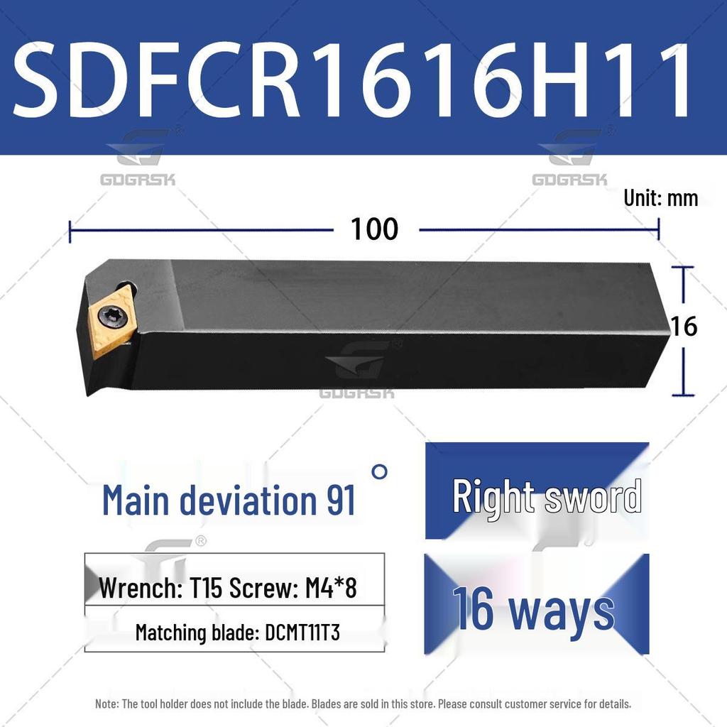 91° Merkezi Vurgulu CNC Torna Takım Tutucu SDFCR1212H07/SDFCL2020K11
