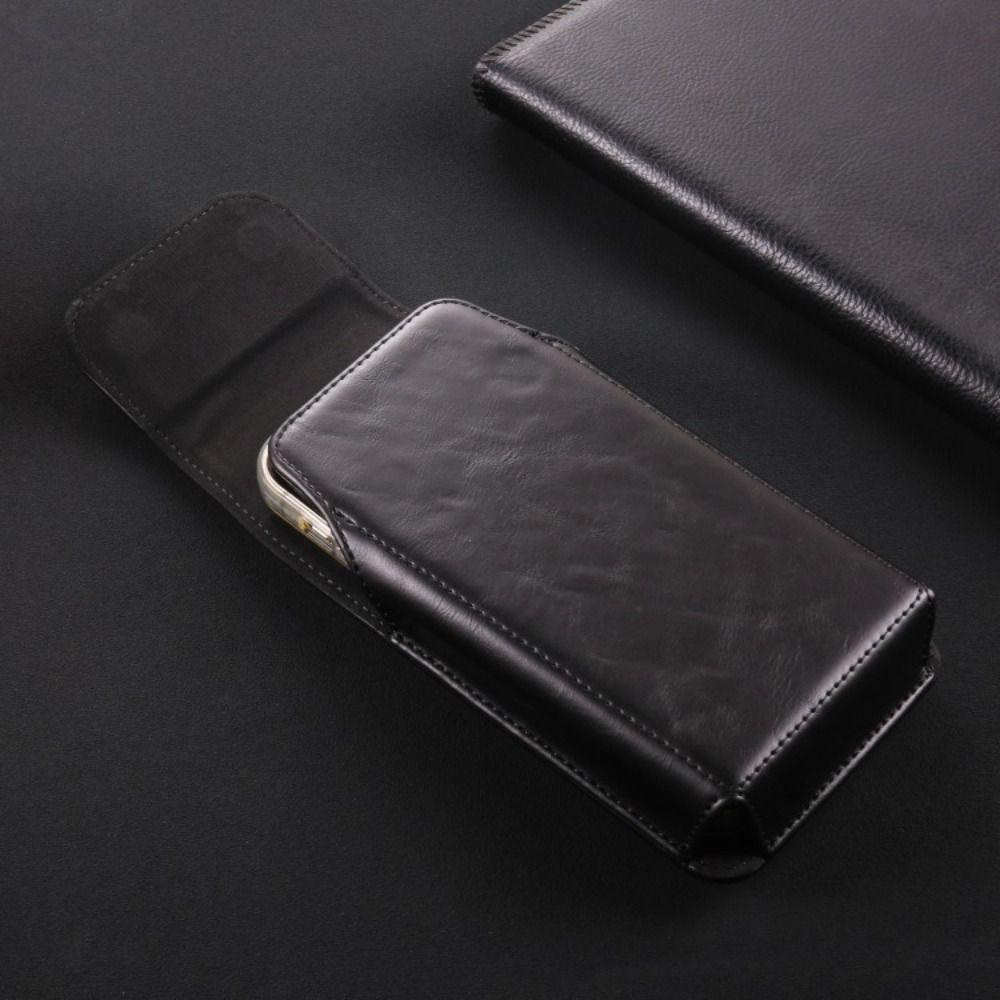 Vertikální kožené pouzdro na telefon s klipem na opasek, pouzdro na pas, závěsné pouzdro na opasek na telefon, mobilní telefon